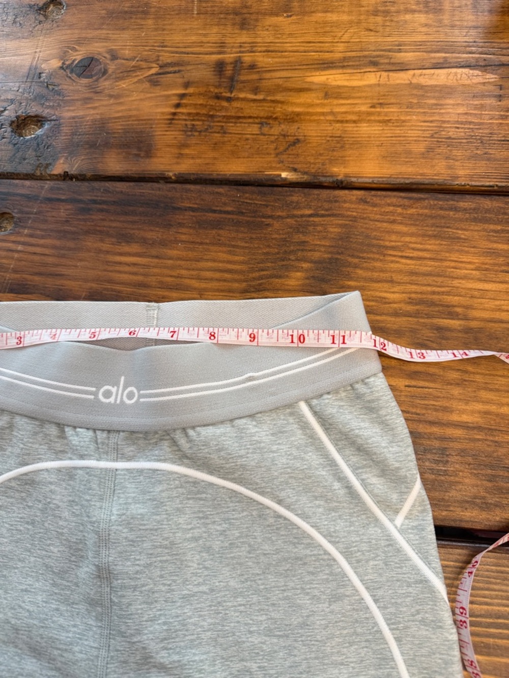 Alo Yoga Alosoft High-Waist Heart Throb Lt Gray Heather Leggings. S. Like new! - Picture 5 of 8